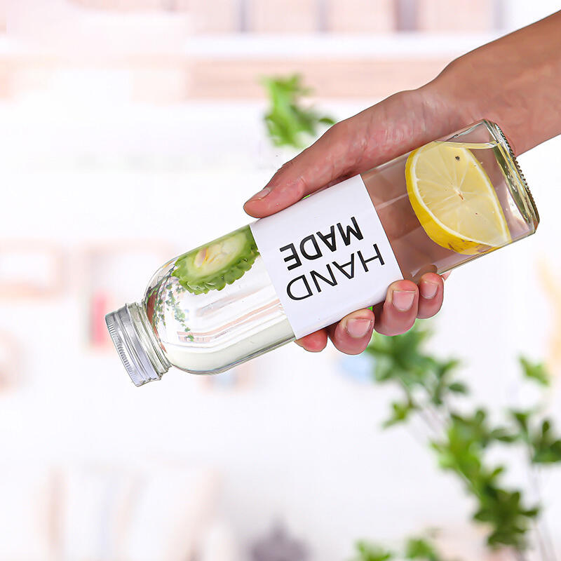 500ml kare cam şişe