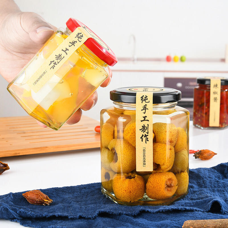 Hexagonal Storage Jar