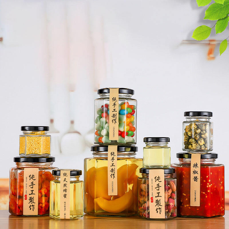 Hexagonal Storage Jar