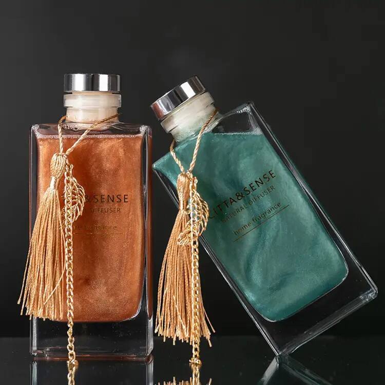 150ml Düz Kare Sahne Diffüzer Şisesi