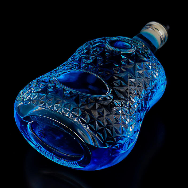 XO Glass wine bottle