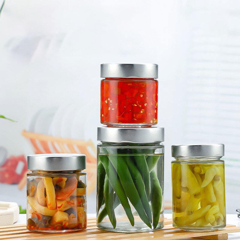 Round Jar with Deep Lid