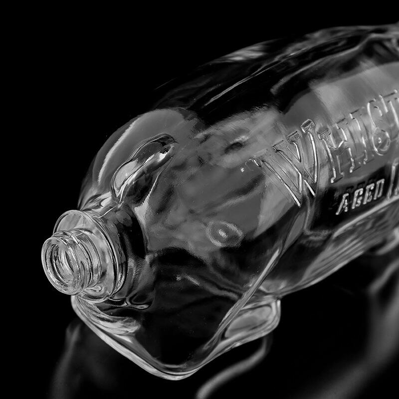 1L Shaped Whisky Glass Bottle