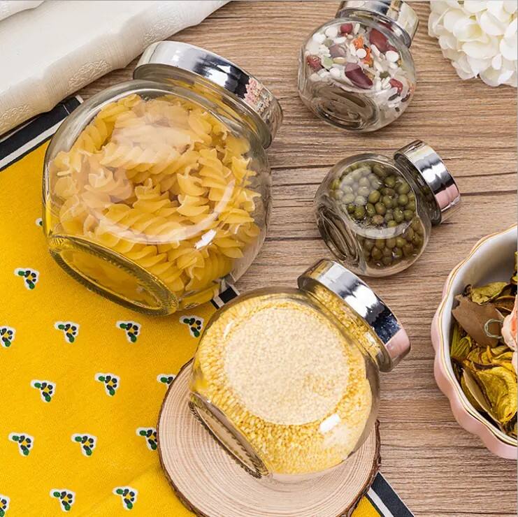Flat Round Storage Jar