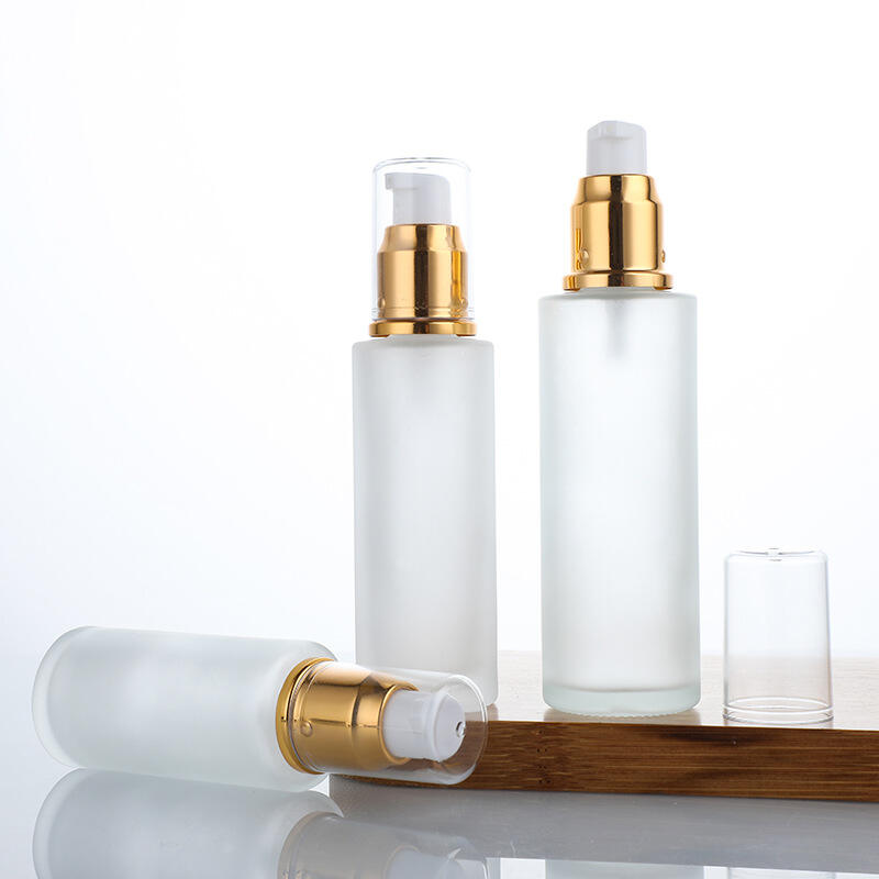 Clear and frost bottle