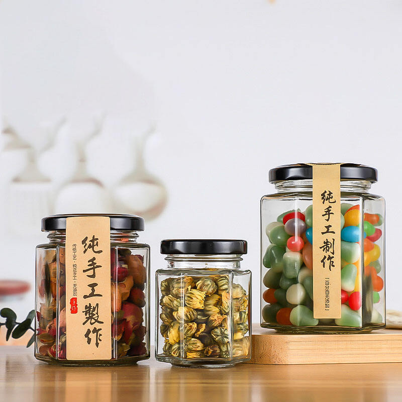 Hexagonal Storage Jar