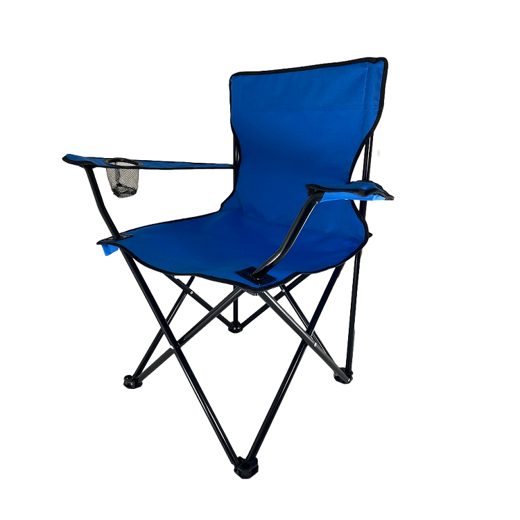 Váš spoločník pre outdoorový oddych: Hliníková skladacia stolička s integrovaným držiakom na čaj