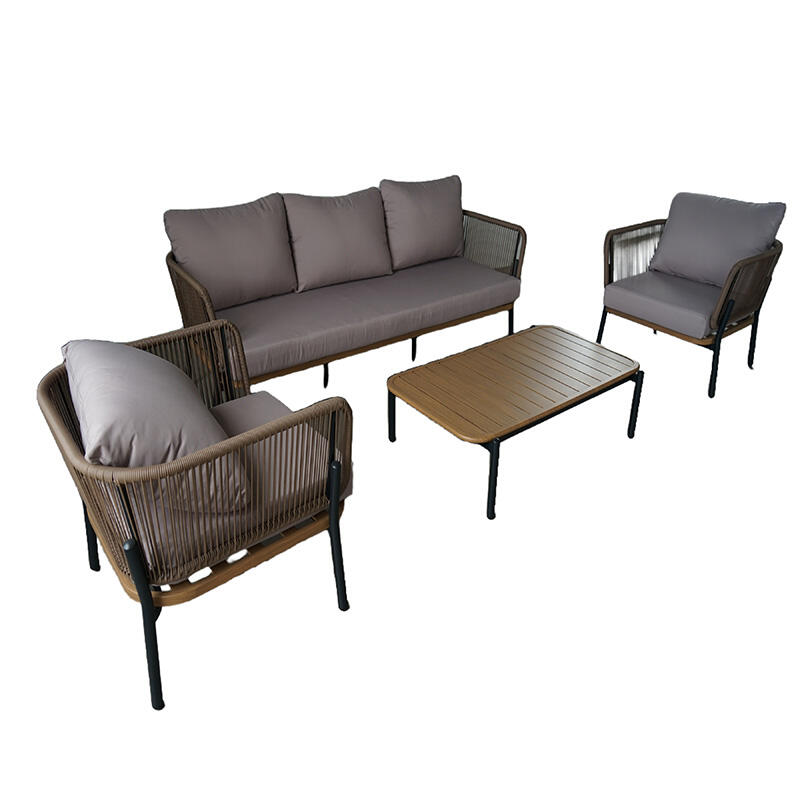 Modulares Aluminium-Modulsofa für draußen Terrassen- und Gartenmöbel