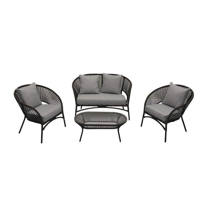 Outdoor Rattan Wicker Patio Furniture Handwoven PE Rattan Sets