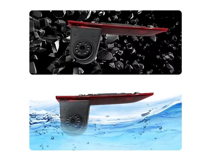 WEMAER Vehicle Night Vision Car Brake Light Rear View Reverse Camera for Ford Transit Custom With LED  2016.5-Current details