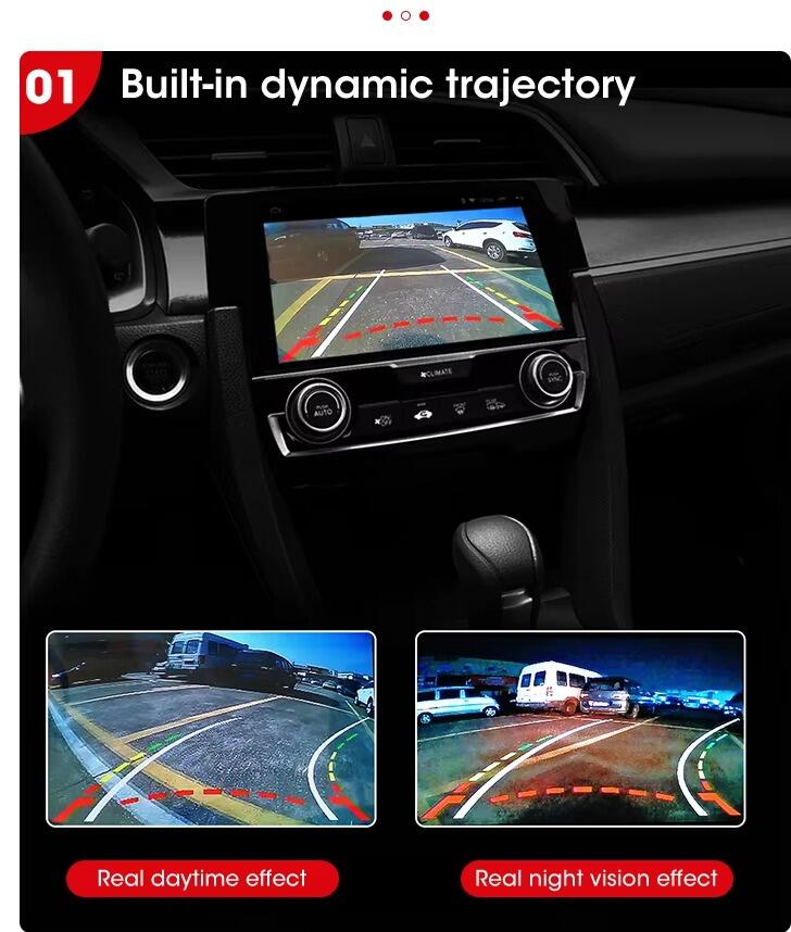 Wemaer Factory Reverse Camera Car Reversing Backup Wide Angel HD Night Vision Mini Car Camera for Toyota Volkswagen Honda details