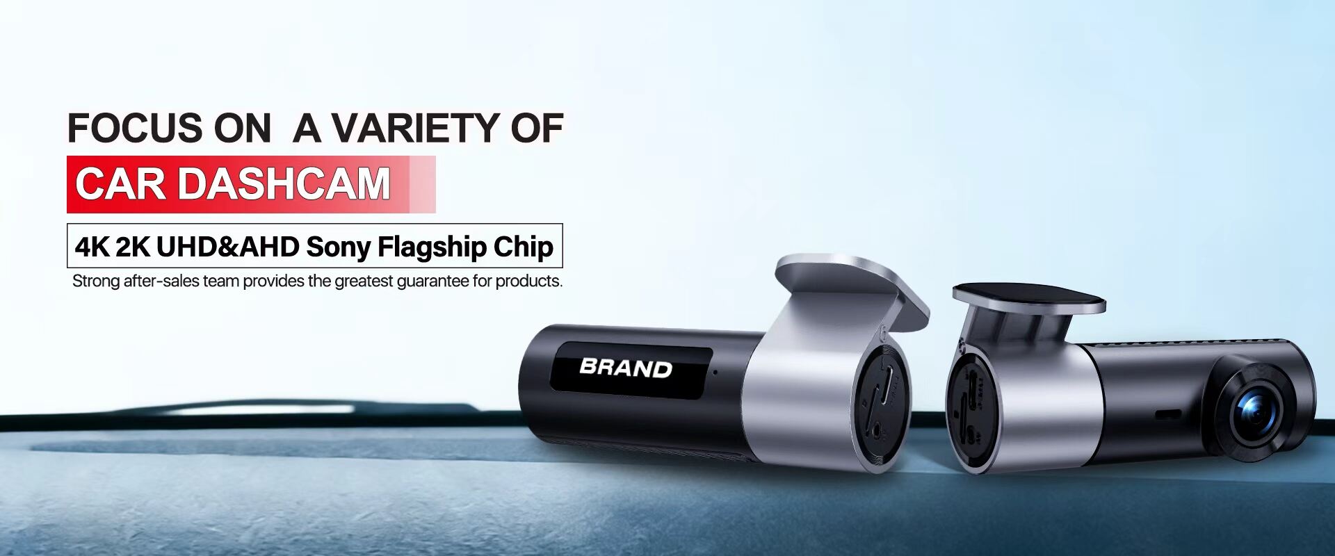 FOCUS ON A VARIETY OFCAR DASHCAM