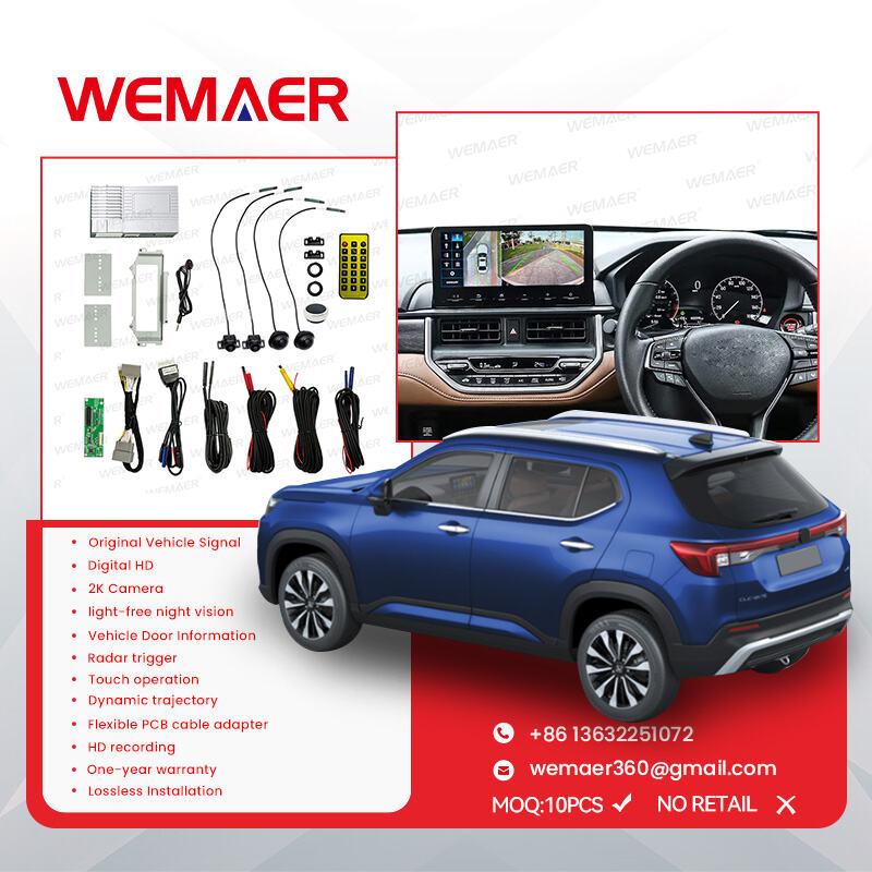 Kamera 360 Gradë për Automobilin, Kamera HD Panoramike Rrethore