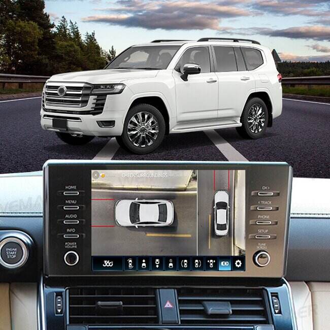 360 car camera effect for Toyota LC300
