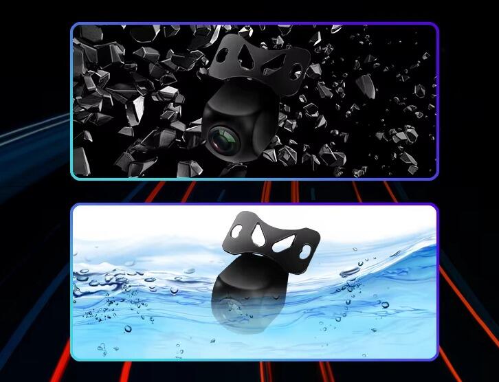 AI Intelligent Reverse Car Camera Active Detection System Rear View Camera Reversing Parking Cam With Buzzer Radar Alarm supplier