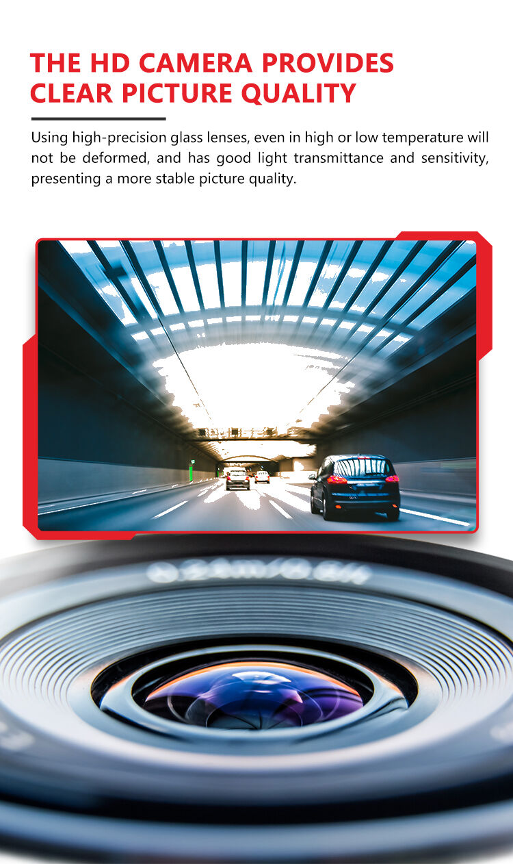Auto-voorcamera 4K UHD HDR super nachtzicht auto-voorweergavecamera
