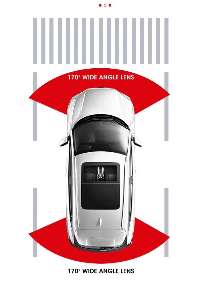 WEMAER Universal IP68 Waterproof Reverse Camera Night Vision Car Rear View Camera with Parking Line factory