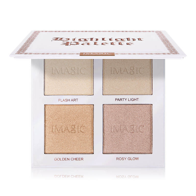 4-Color Highlighter & Contour Powder Palette