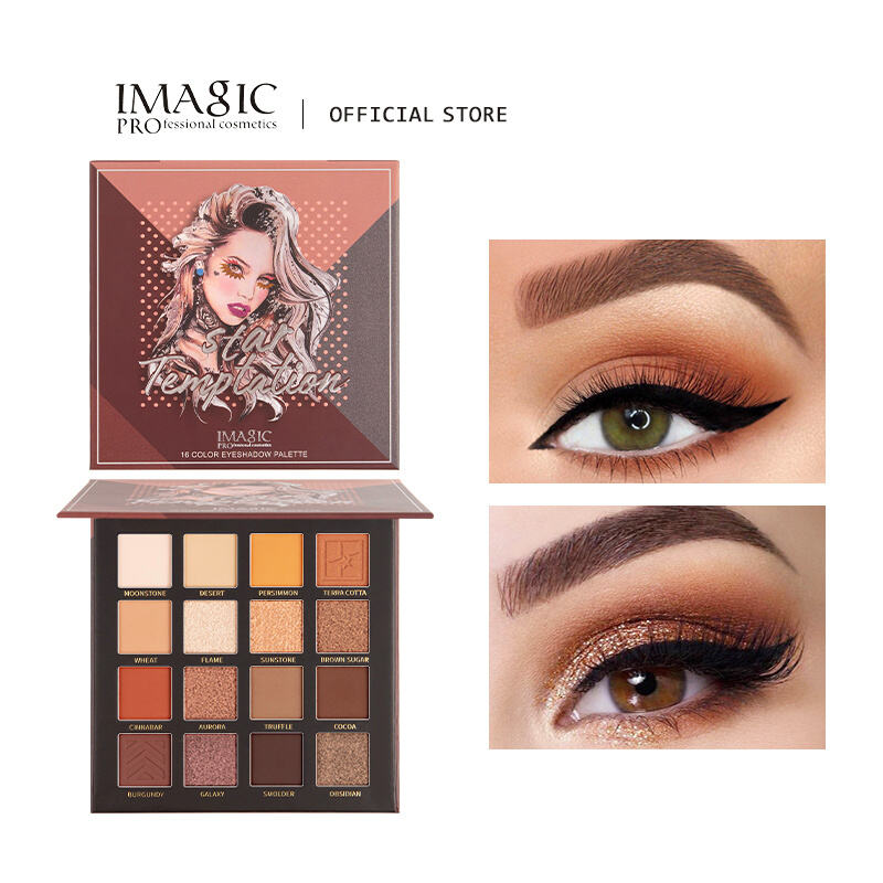 Multi-Texture Eyeshadow Palette: Matte, Shimmer, Satin, Mochi Finishes Highly Pigmented Waterproof