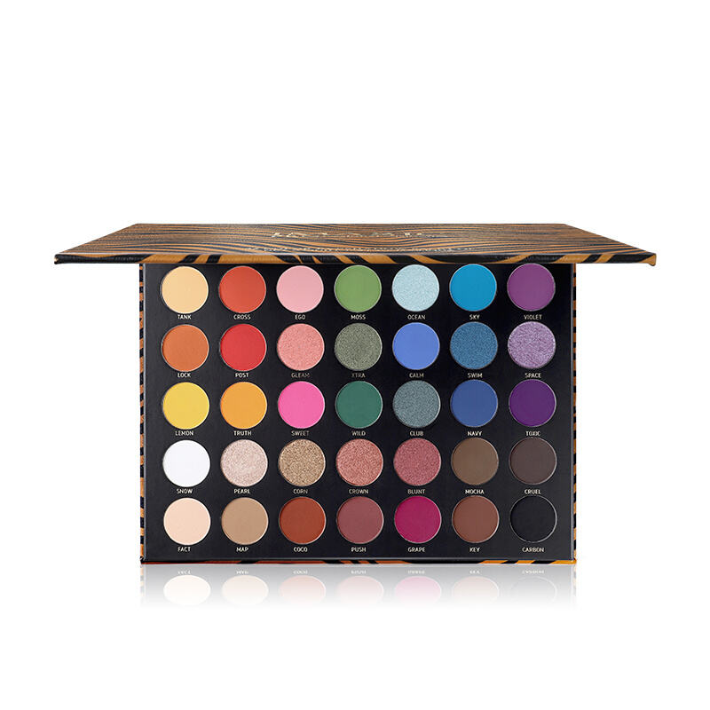ZEBRA PATTERN 35 COLORS EYESHADOW PALETTE Matte & Shimmer high pigment