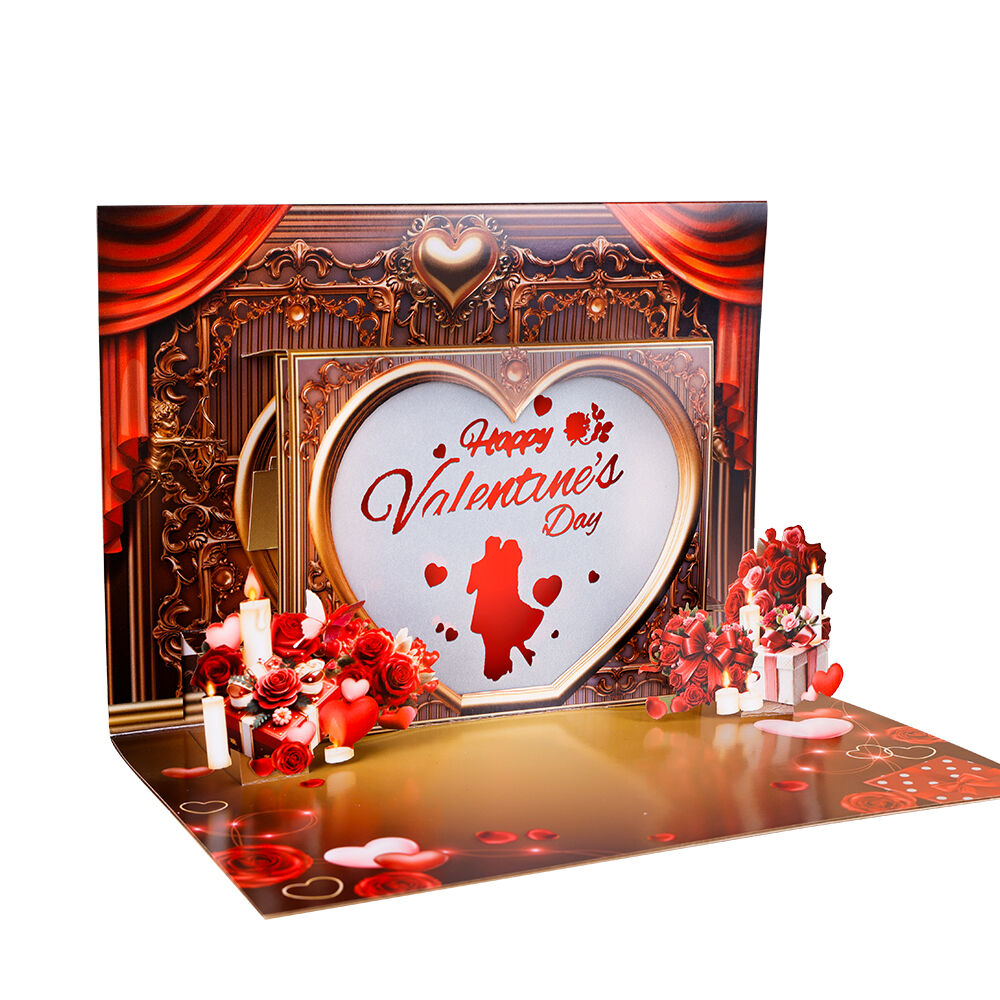 Valentine’s Day Pop Up Card with Music and Light