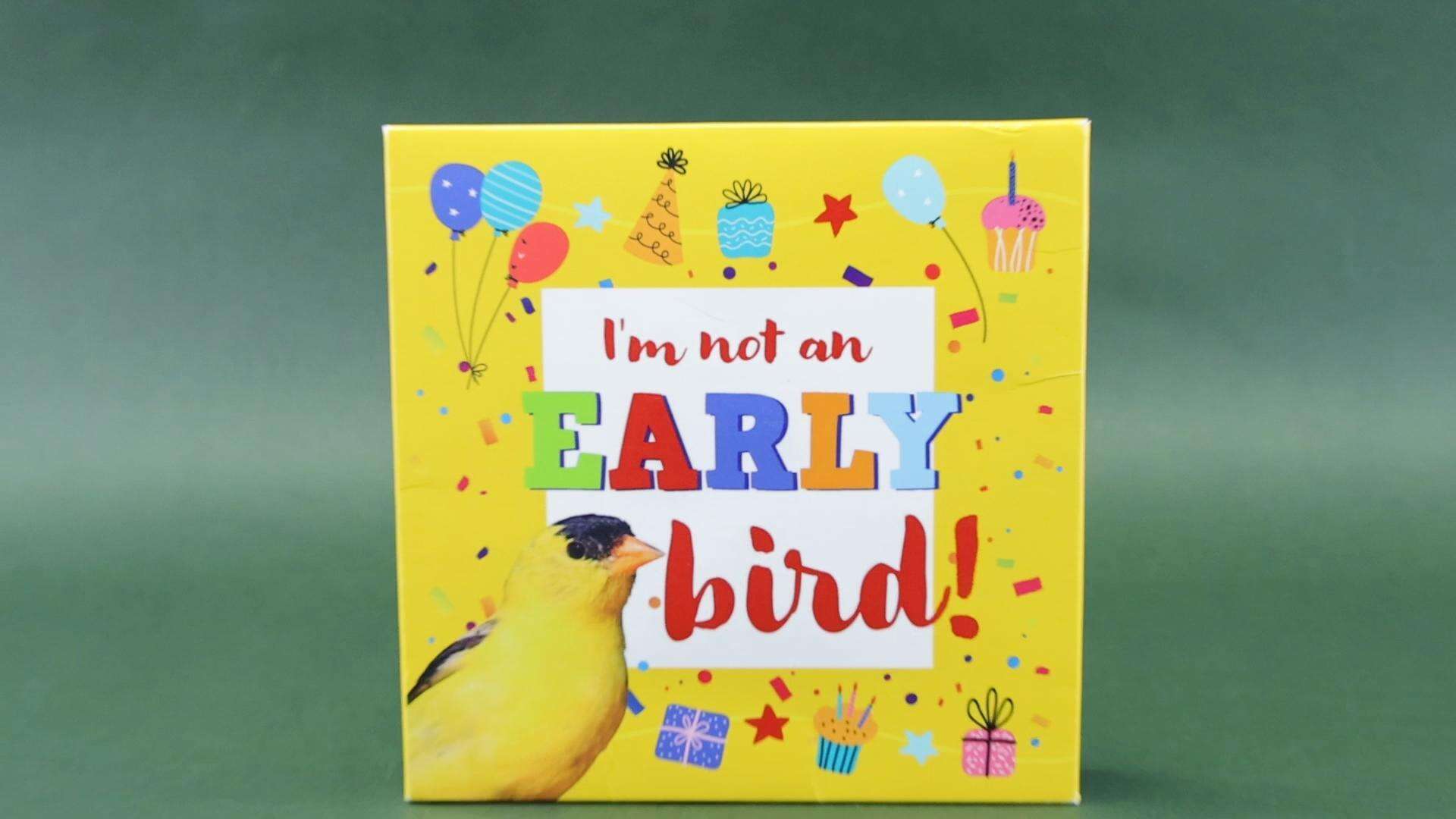 Bird Shaking Card