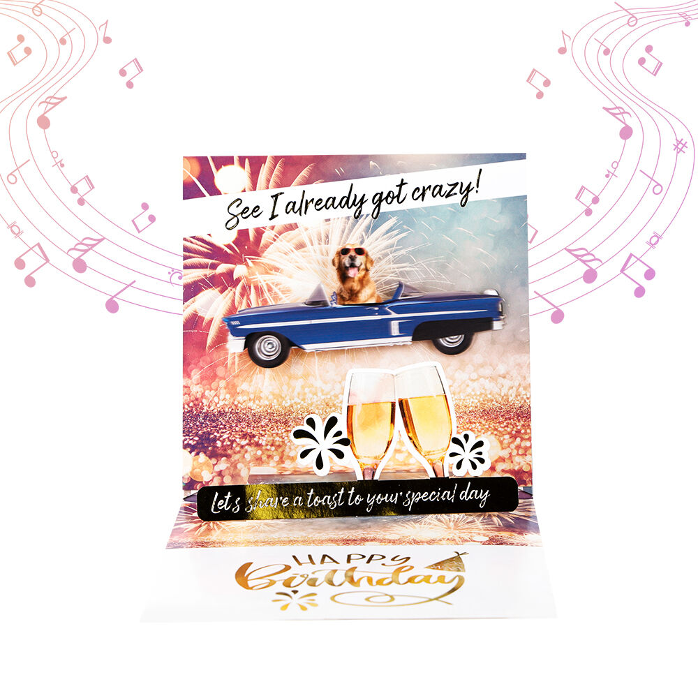 Sound and Shaking Motion Bday Greeting Cards