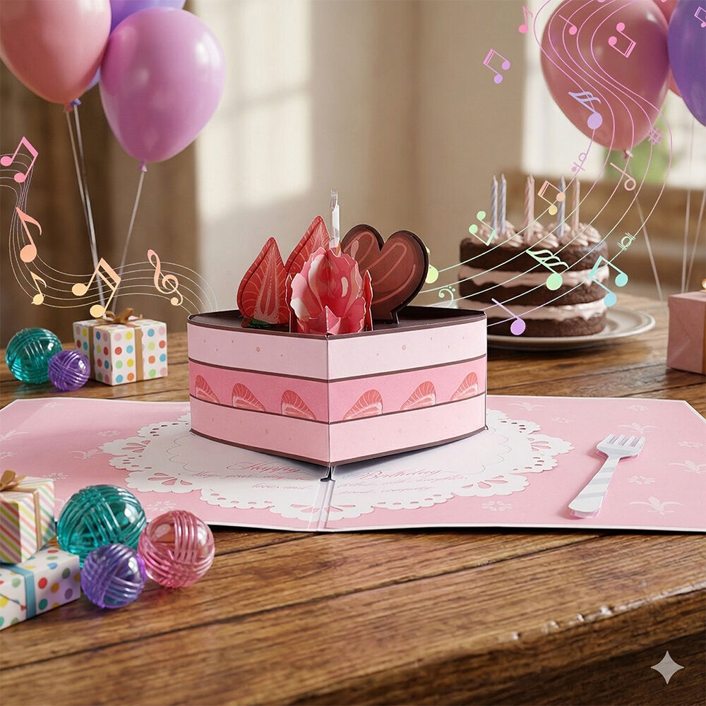 Strawberry Cake Birthday Card Open View.jpg