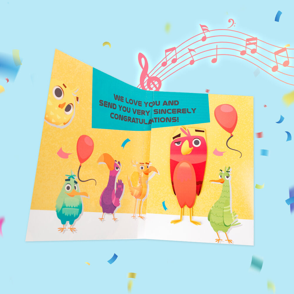 Birthday Shaking Music Card: A Creative Interactive Greeting Card by Winpsheng