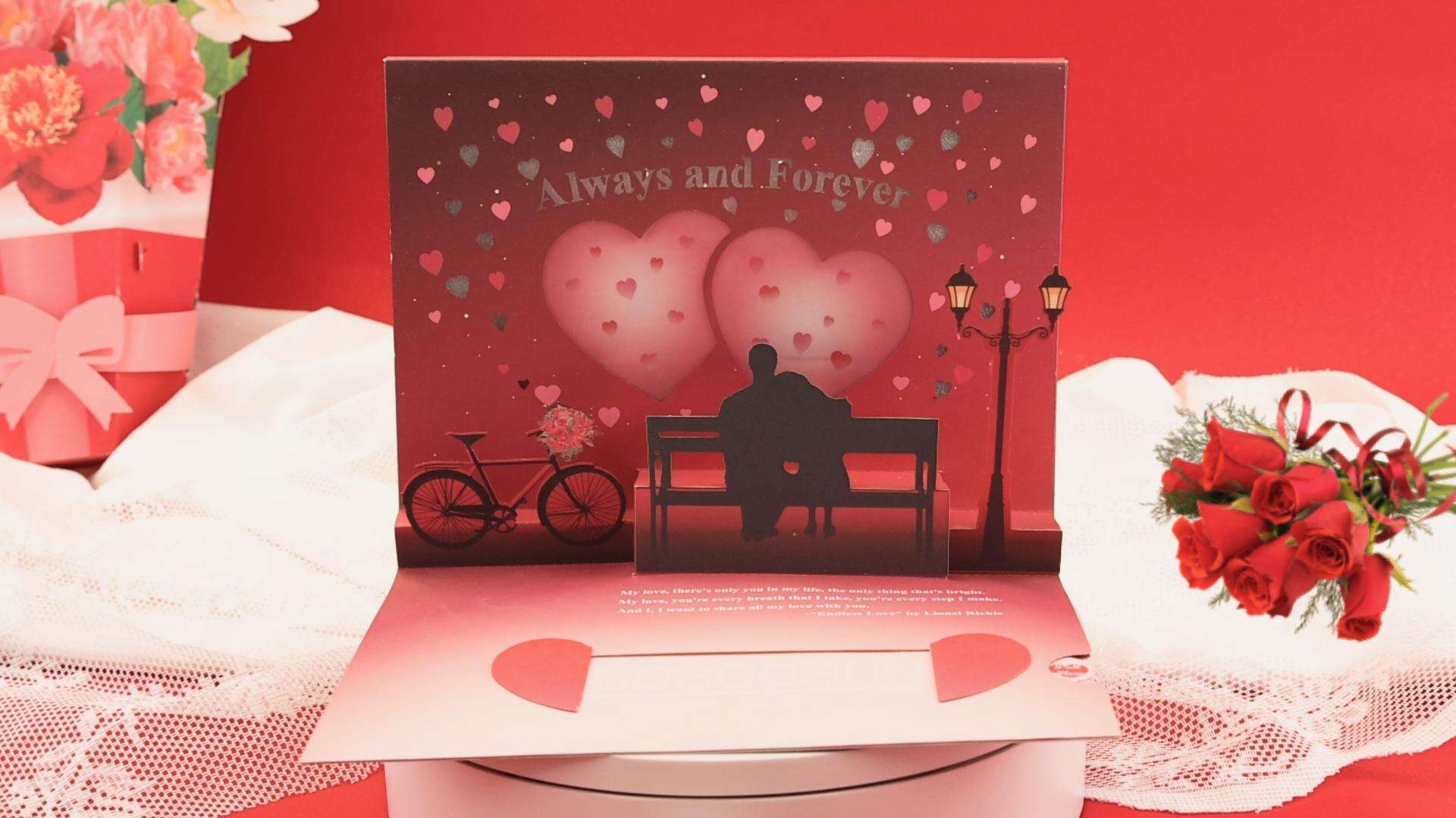 90 Degrees Anniversary Love Electronic Card