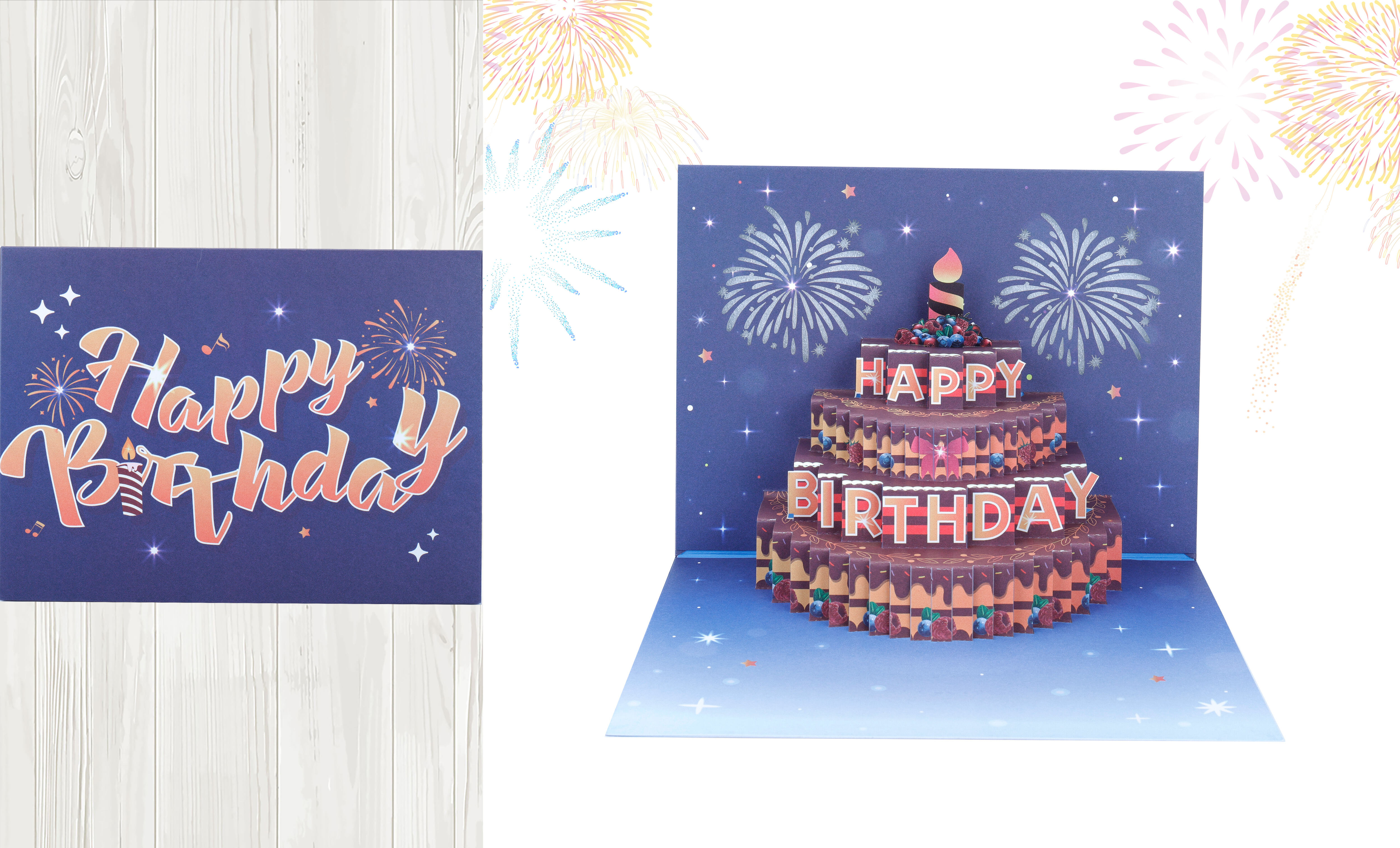 90°Happy Birthday Party Card