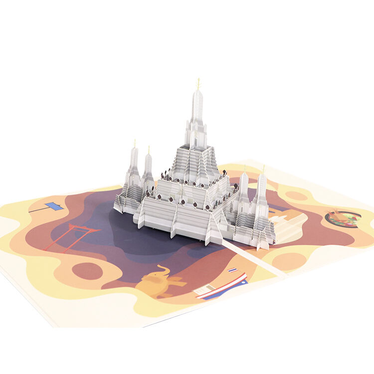 Wat Arun Temple Pop-Up Card