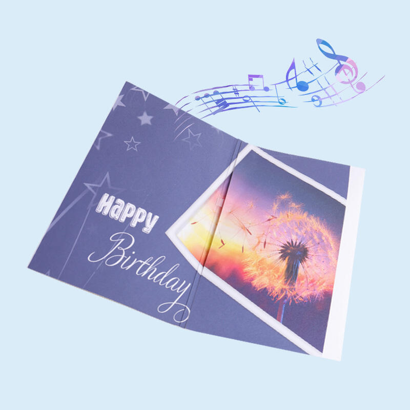 Birthday Music and Light Greeting Card