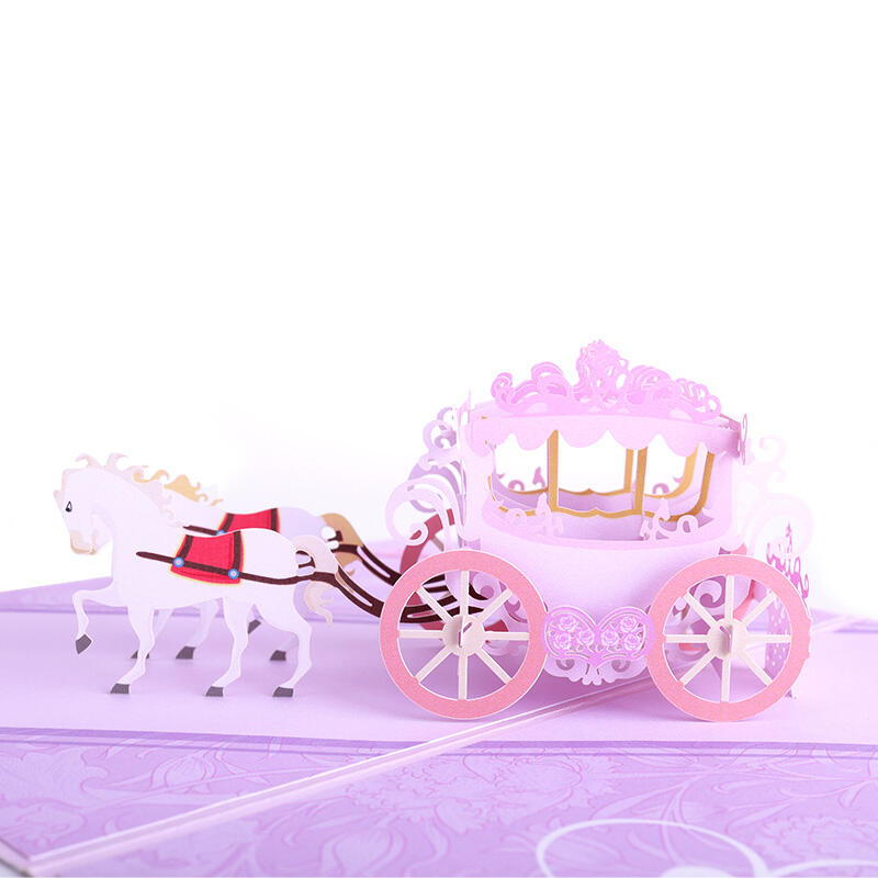 Carte de mariage pop-up 3D