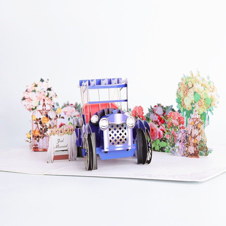 Vintage Wedding Car Pop-Up Card, China Vintage Wedding Car Pop-Up Card ...