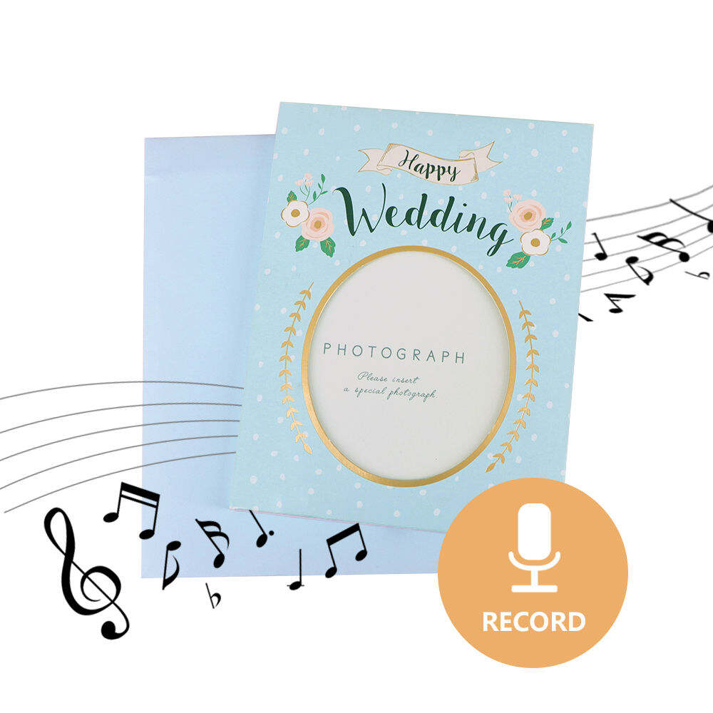 Happy Wedding Recordable Greeting Card