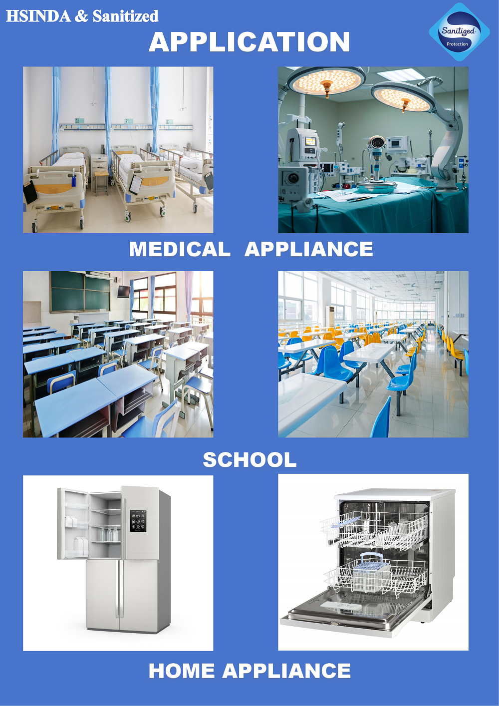 HSINDA has been approved as a Sanitized® brand partner