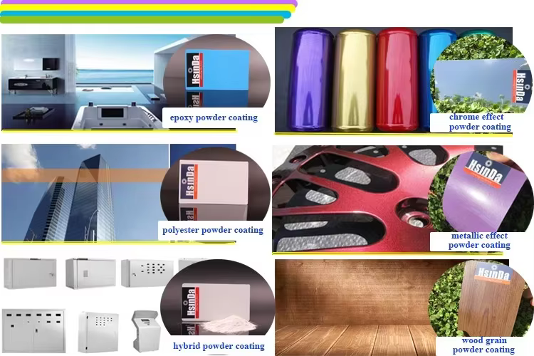 Supper Glossy Mirror Chrome Gold  Electrostatic Spray Powder Coating Bonding Powder for Metal Furniture