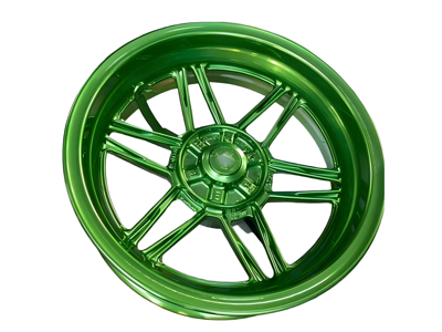 Powder coating is used in the automotive parts industry