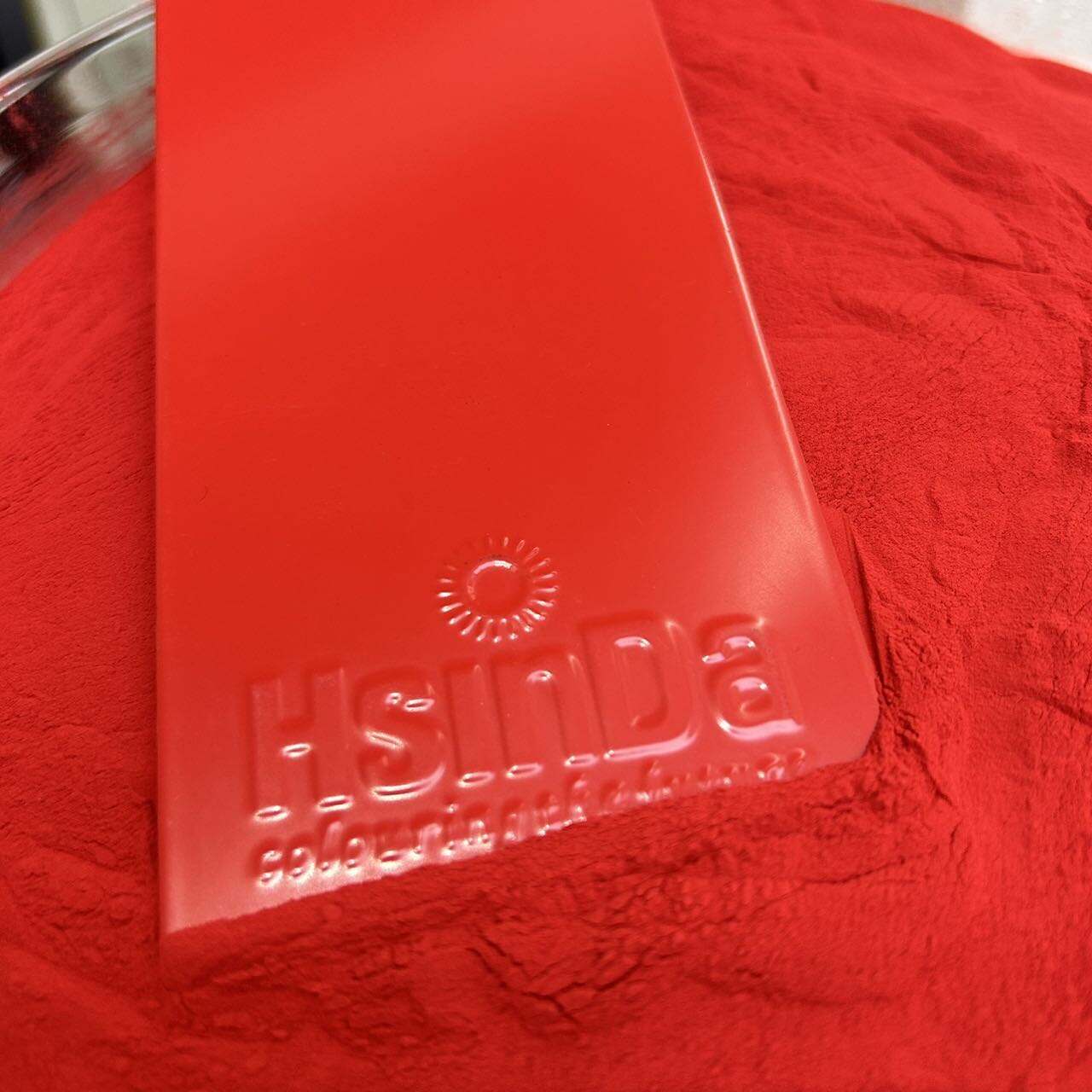 RAL 3020 Қызыл Түсті Полиэфир Ұнтақты Қаптау Бояғышы (Ірі құрылымды)