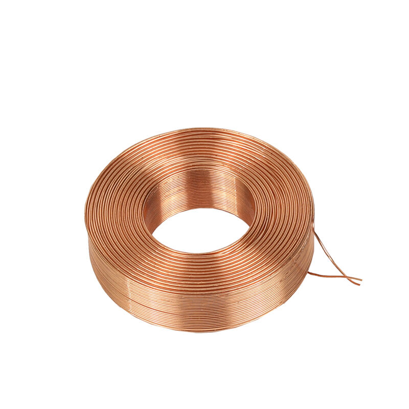 Bobine d'inductance à noyau d'air sur mesure, carrée ou ronde, en fil de cuivre certifiée RoHS, auto-adhésive, pour carte PCB, alimentation LED, moteur et stator