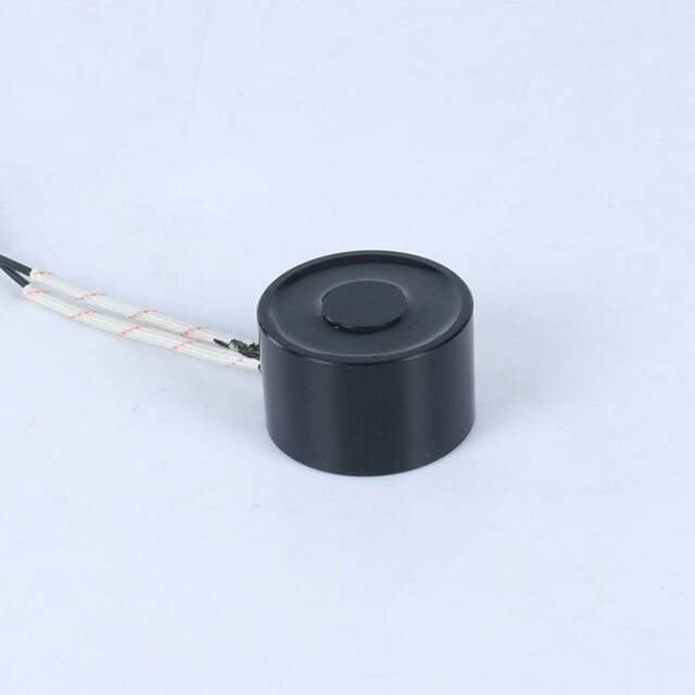 Électroaimant rond mini H4025, force de maintien de 20 kg / 200 N, courant continu 12 V ou 24 V