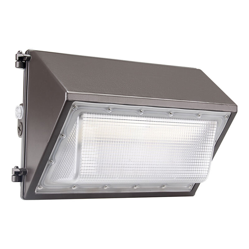 Half Cut Off LED Wall Pack With Photocell  42W 60W 80W 100W 120W 