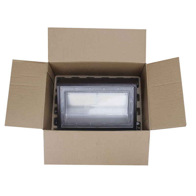 Half Cut Off LED Wall Pack With Photocell  42W 60W 80W 100W 120W 