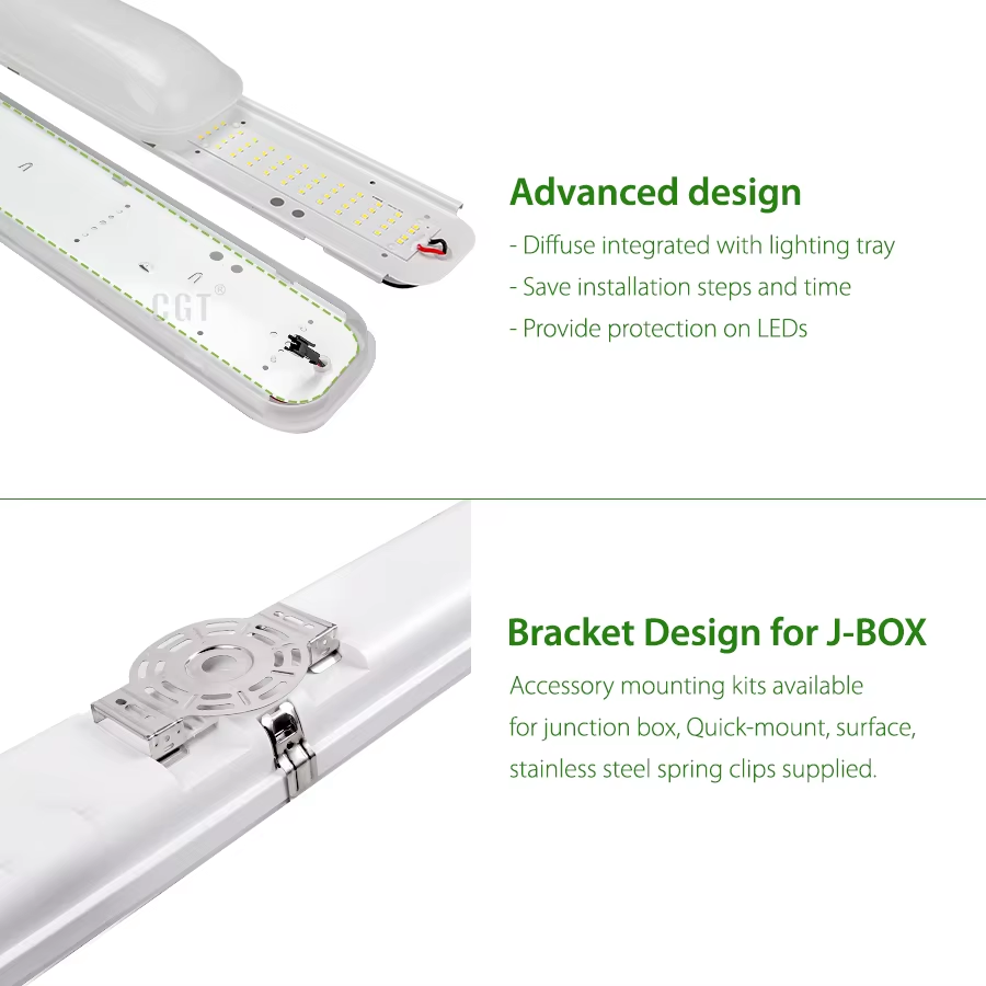Léimnigh Cosán: An Dianfhéirmhis Triproof Vapor Tight Lights