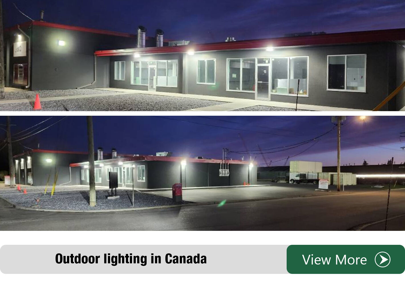 Outdoor lighting in Canada