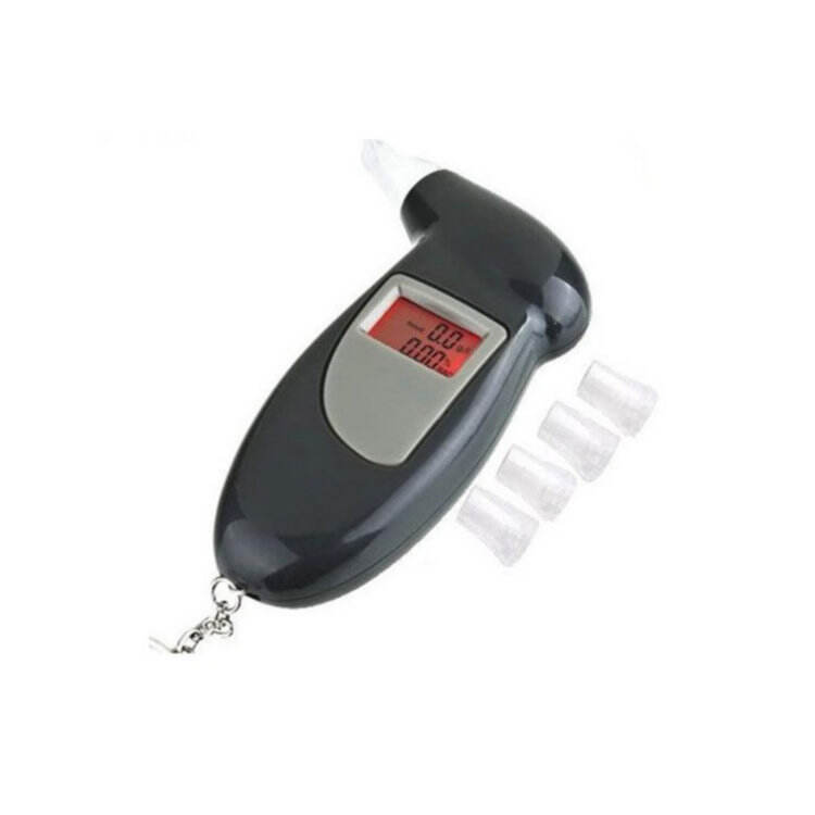 Ručni digitalni test za alkohol s LCD zaslonom za kućnu i osobnu uporabu, detektor alkohola u izdahnutom zraku za provjeru vožnje pod utjecajem alkohola
