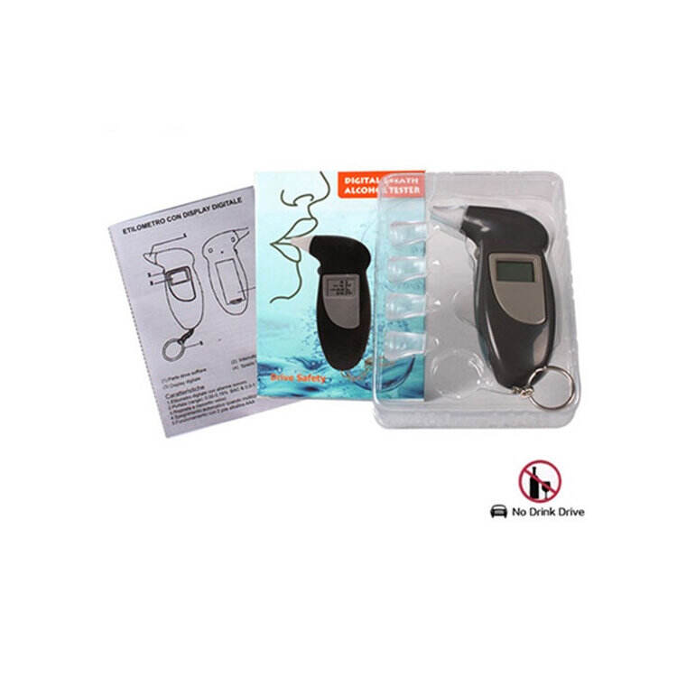Ročni digitalni testirnik alkohola z LCD zaslonom za dom in osebno uporabo, detektor alkohola v dihu za preverjanje vožnje pod vplivom alkohola