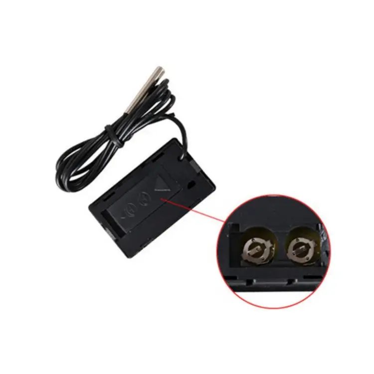 Termometer Kulkas Digital Kecil Termometer Freezer Kulkas Termometer Presisi Tinggi untuk Kulkas dan Freezer