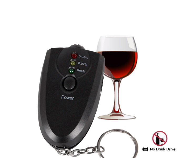 Digitalni alkoholometar z zaslonom LCD, testirnik alkohola v dihu, prilagojen alkoholimeter, merilnik alkohola